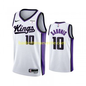 Maillot Basket Sacramento Kings DOMANTAS SABONIS 10 Nike ASSOCIATION EDITION 2023-2024 Blanc Swingman - Homme
